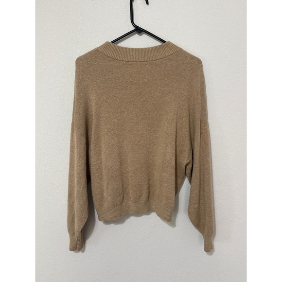 Abercrombie & Fitch Camel Loungewear Crew/Jogger Set Women's Large Cozy - Picture 6 of 12